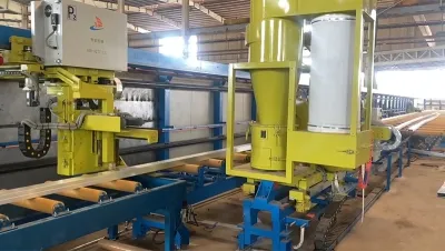 Extractor de extrusión de aluminio (tres cabezales 3600T)